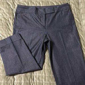 ANN TAYLOR CAPRI LENGTH SIGNATURE SIZE 10 SLATE COLORED SLACKS